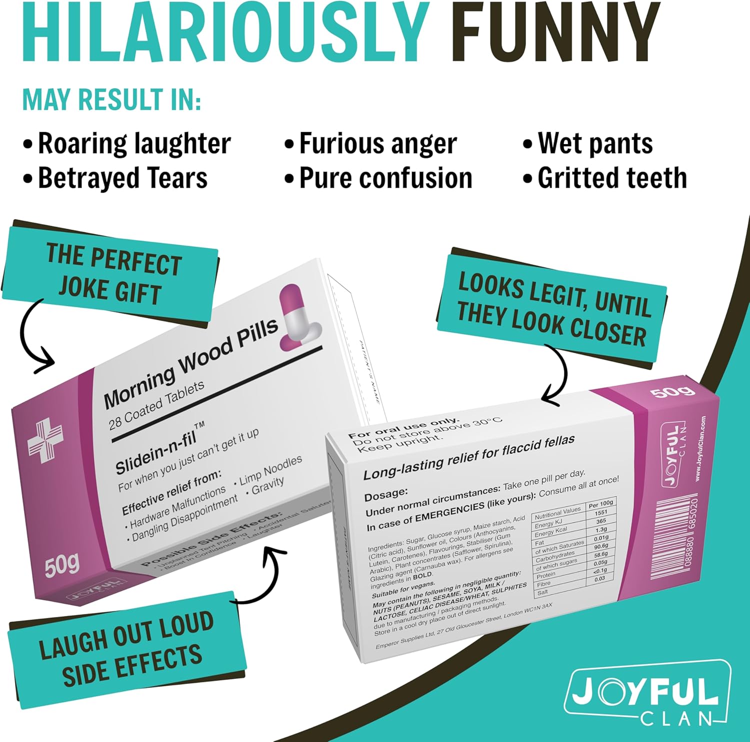 Funny Prank Pill Box with Sweets - Gag Gifts for Men - Funny Valentines Gifts for Him - Xmas Secret Santa Christmas Stocking Filler for Boyfriend - Novelty Joke Birthday Gifts for Dad - Image 5