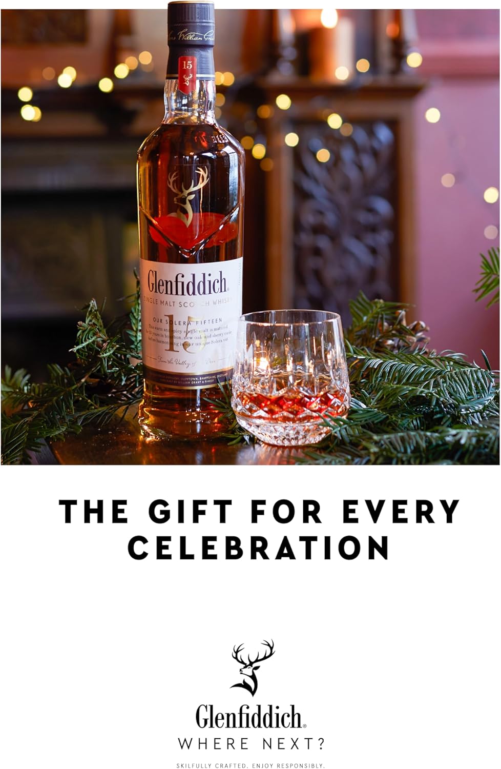 Glenfiddich 15 Year Old Single Malt Scotch Whisky – 70cl (Pack of 2) - Image 4