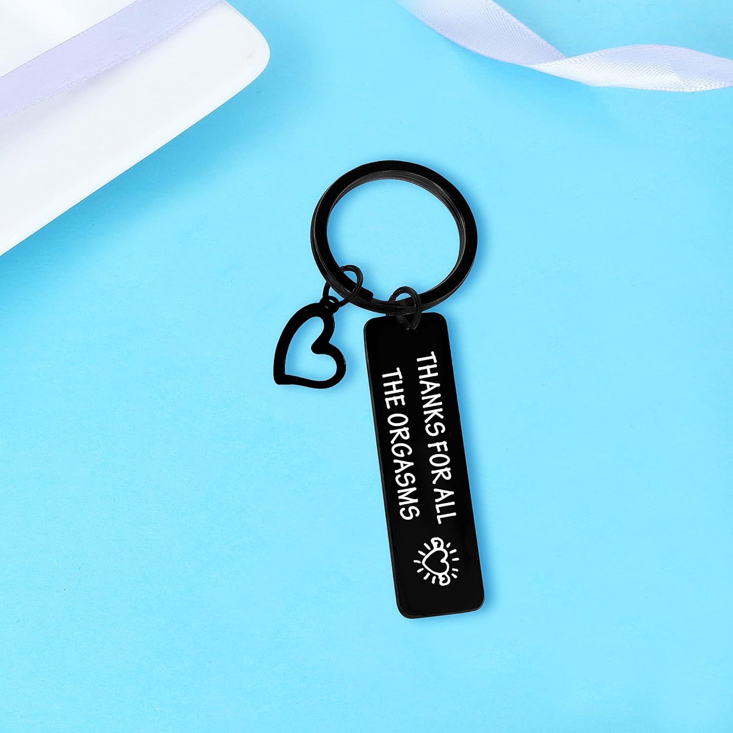 Nimteve Boyfriend Gifts Husband Gifts from Wife Funny Gifts for Boyfriend Husband Keyring Birthday Anniversary Valentine's Day Gifts for Him - Image 2