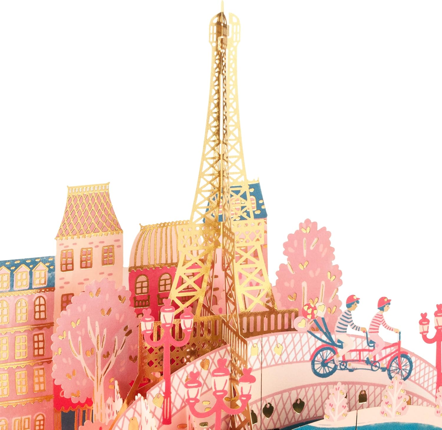 Hallmark Signature Paper Wonder 3D Pop-Up Paris Skyline Valentine's Day Card - Image 3