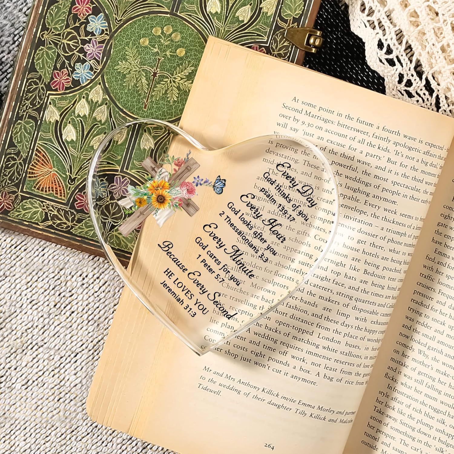 Christian Gift for Women, Christian Easter gifts, Inspirational Spiritual Baptism Gift with Bible Verse and Prayer, Catholic Gift Religious Gift Scripture Gift - Acrylic Plaque Keepsake - Image 4