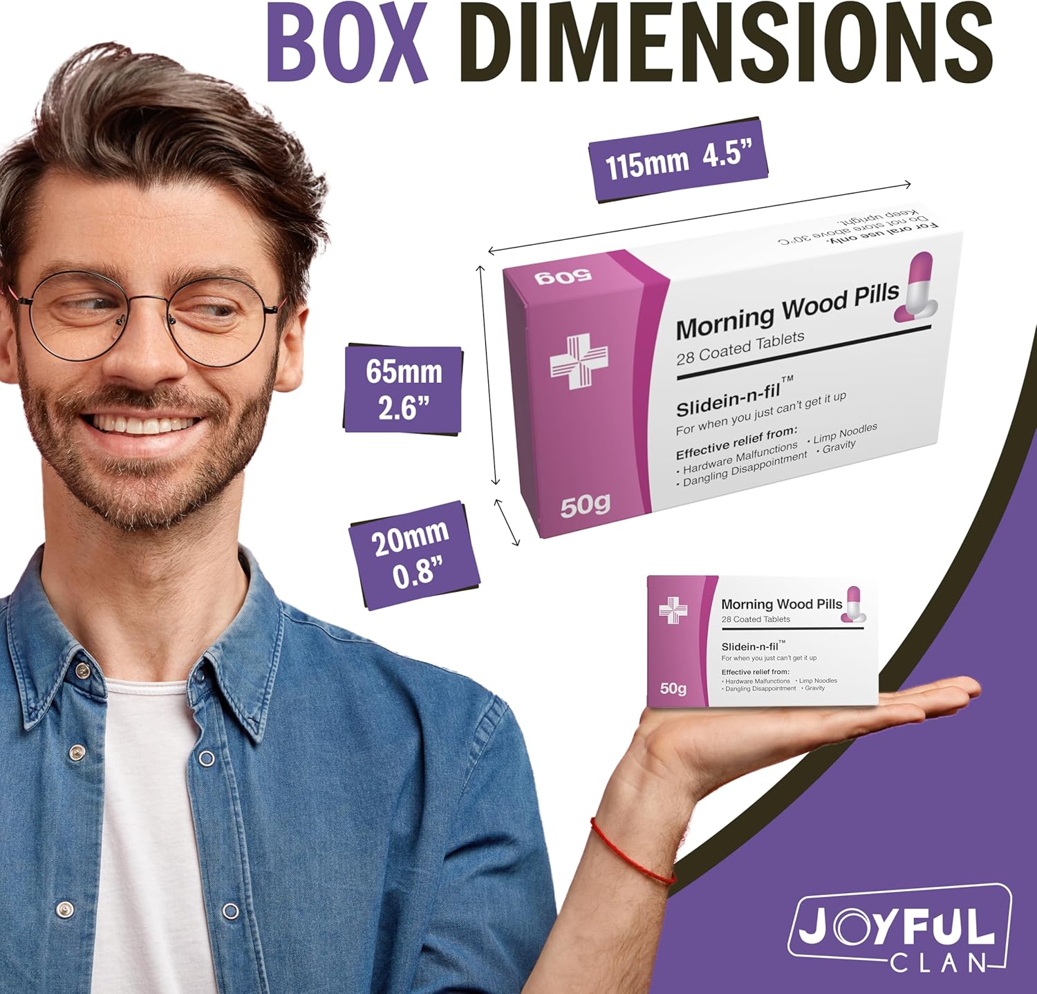 Funny Prank Pill Box with Sweets - Gag Gifts for Men - Funny Valentines Gifts for Him - Xmas Secret Santa Christmas Stocking Filler for Boyfriend - Novelty Joke Birthday Gifts for Dad - Image 4