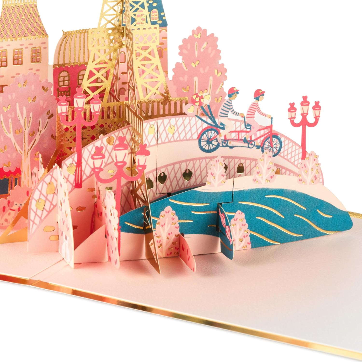 Hallmark Signature Paper Wonder 3D Pop-Up Paris Skyline Valentine's Day Card - Image 4