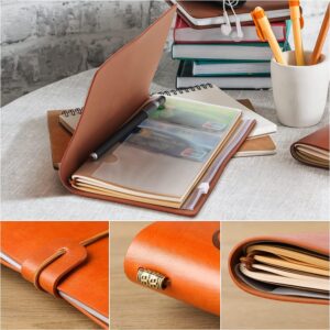 Welsky Valentines Gifts for Her Wife, Anniversary Wedding Gifts for Her Leather Journal 144 Pages, Valentines Day Christmas Mothers Day Birthday Gift for Wife Notebook Travel Diary Presents