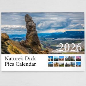 Secret Santa Gifts for Men & Women | 2026 Calendar Nature’s Dick Pics Funny Gift | Funny Christmas Gifts Joke Calendar | Stocking Fillers Under £10 | Novelty Gifts Stocking Filler | Adult Gag Present